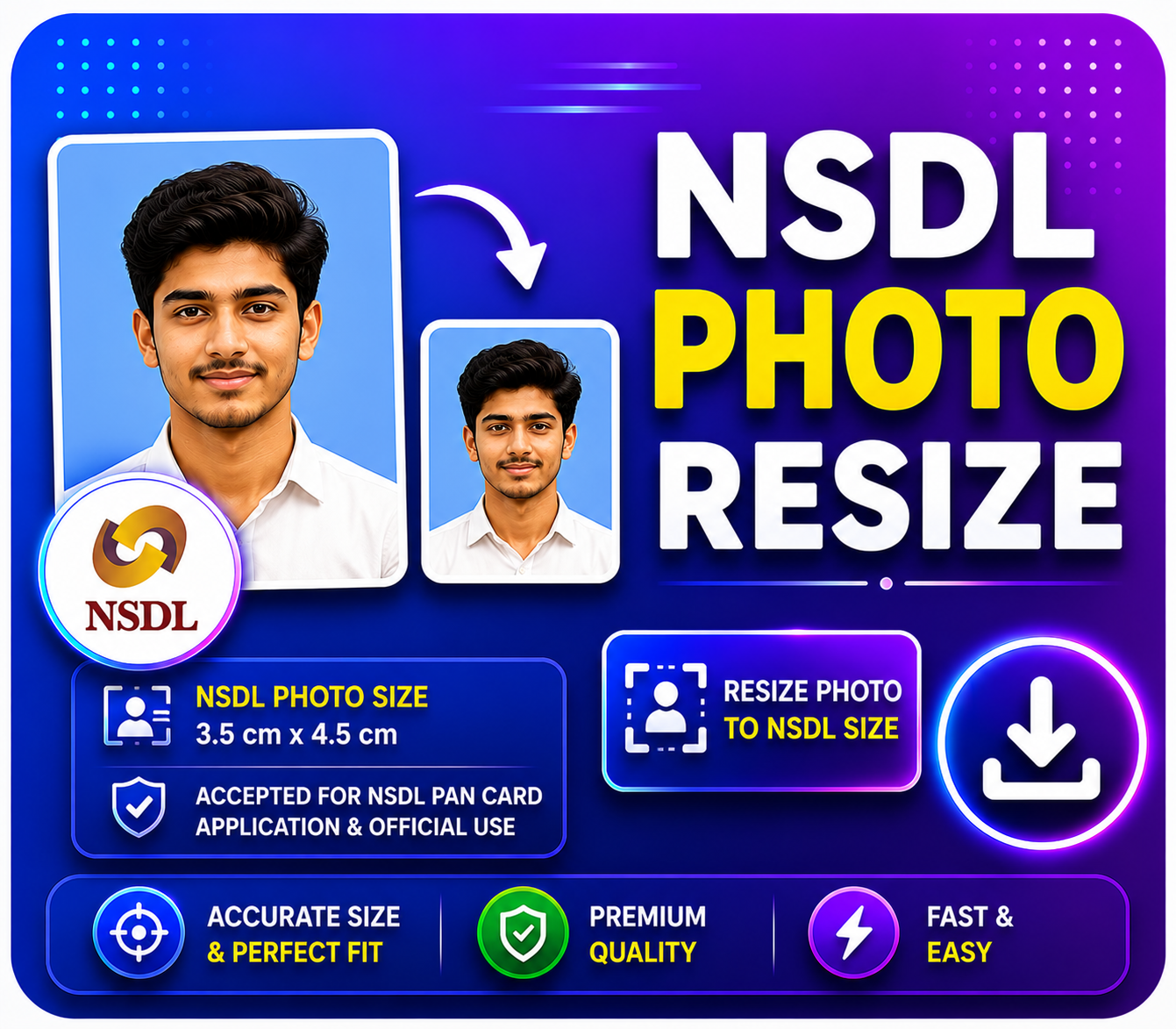 NSDL Photo Resize